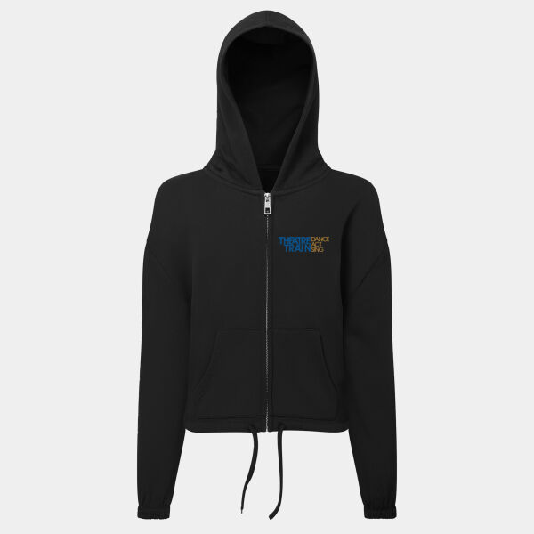 TTp Kids Cropped Oversize Zip Hoodie Thumbnail